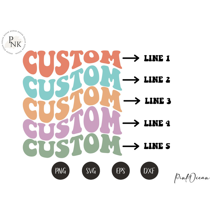 Custom Wavy Text Svg, Custom wavy letters svg, custom wavy font svg, custom wavy stacked svg, custom wavy font, custom wavy retro svg, png - 1.jpg