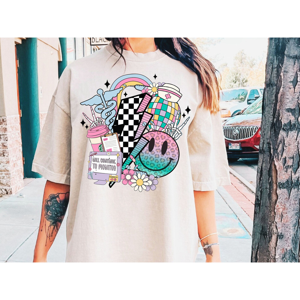 DIGITAL Nurse Png Retro Nurse Design Occupation Design Sublimation School Png Sublimation Design Medical Design Cute Nurse Tshirt Design - 3.jpg