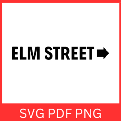 elm street svg vector, halloween svg