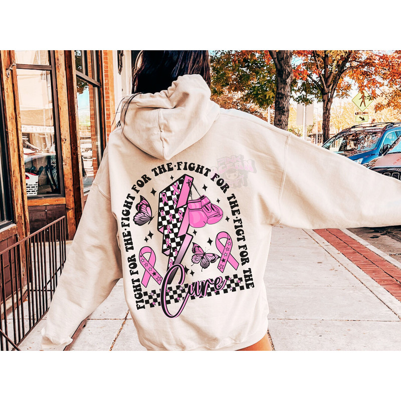 Fight For The Cure Png, Breast cancer awareness png, In October we wear pink, Retro breast cancer Png, Breast cancer sublimation - 4.jpg