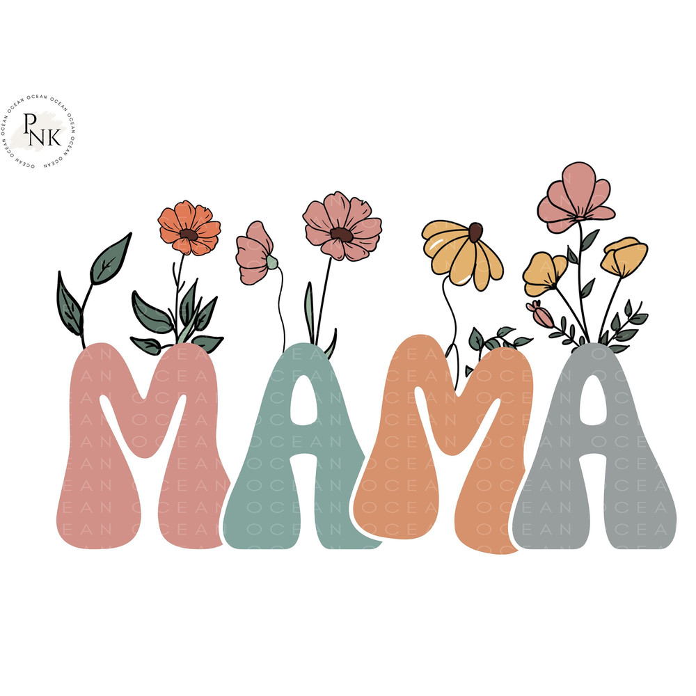 Floral Mama PNG-Sublimation Design Download-Mama sublimation, mom png, retro mama png, summer mama png, spring mama png, vintage mama png - 1.jpg