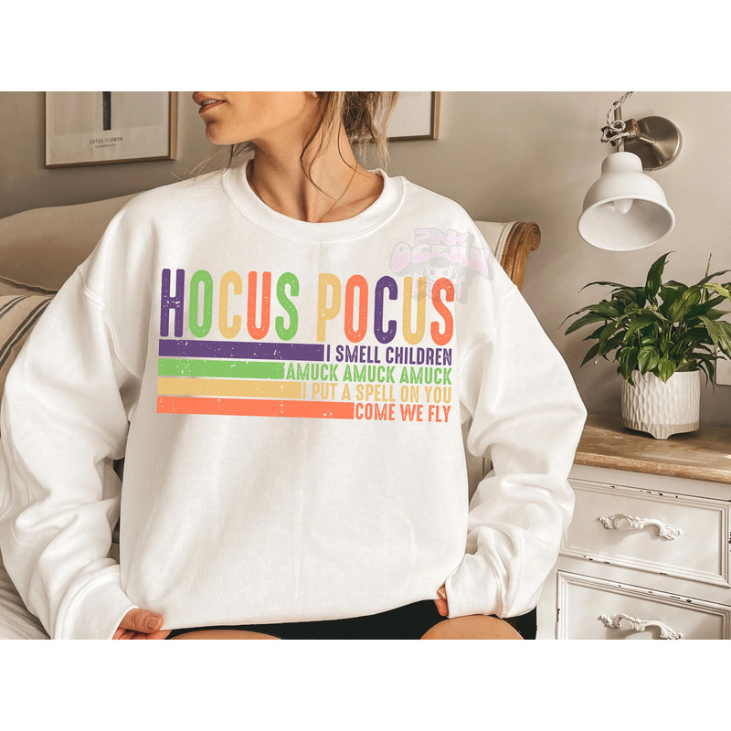 Groovy Hocus Pocus PNG SVG, Retro Halloween Sublimation, Sanderson Sisters It's Just a Bunch of, Fall Shirt PNG Design, Hocus Pocus Junkie - 2.jpg