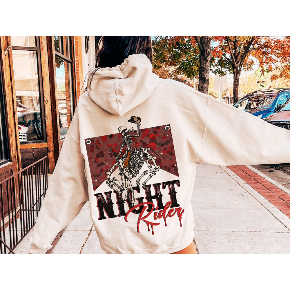 Halloween PNG, Night Rider, Digital Download, Spooky Season , Halloween sublimation, pumpkins png , fall PNG, Skeleton Cowboy, Ghost png - 1.jpg