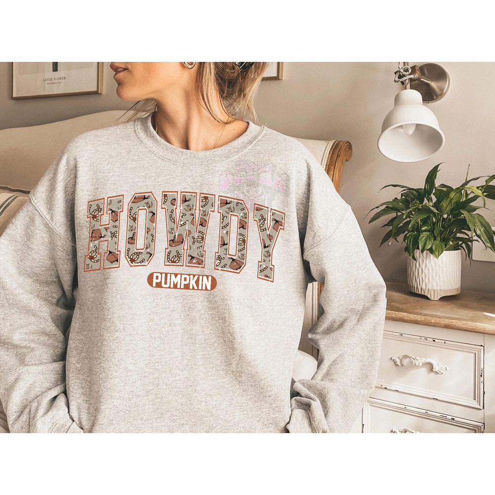 Howdy pumpkin png sublimation design, retro fall sublimation, pumpkin png, fall clipart png, digital download, trendy fall design - 2.jpg