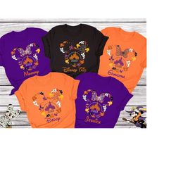 Custom Disney Family Halloween Shirt, Disney Halloween Crew, Disney Family Matching Shirt, Disneyland Halloween Ears, My