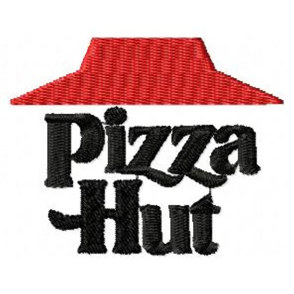 Pizza hut embroidery design