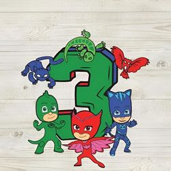 pj mask 3rd birthday svg, pj mask svg, 3rd birthday boy svg, catboy birthday svg png dxf eps