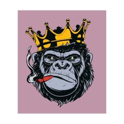 2 file king gorilla smoke - gorilla strong face svg,  monkey png, gorilla svg