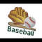 Baseball embroidery design