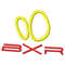 Bxr logo embroidery design