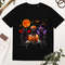 Black Cat Halloween, Black Cat Sitting On Pumpkin Shirt, Halloween Black Cat Tee, Cat Lover Shirt-8.jpg