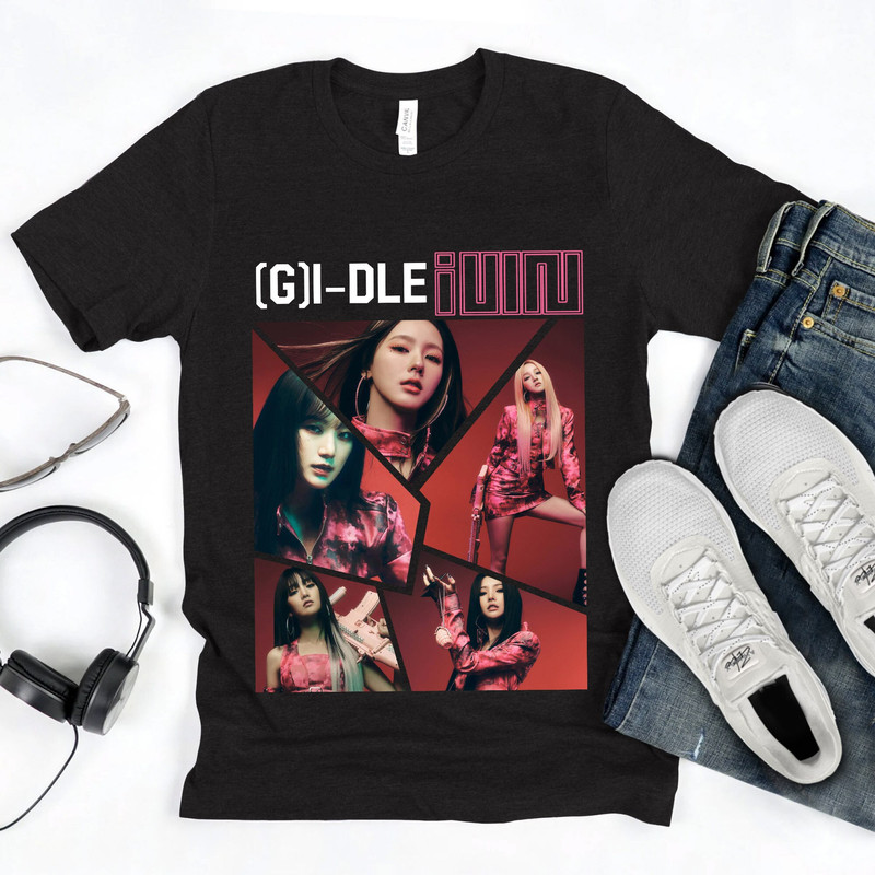 GI-DLE Graphic Tees for Men and Women, GIDLE Vintage Unisex T-Shirt, Korean Fashion, Idol T-shirt-8.jpg