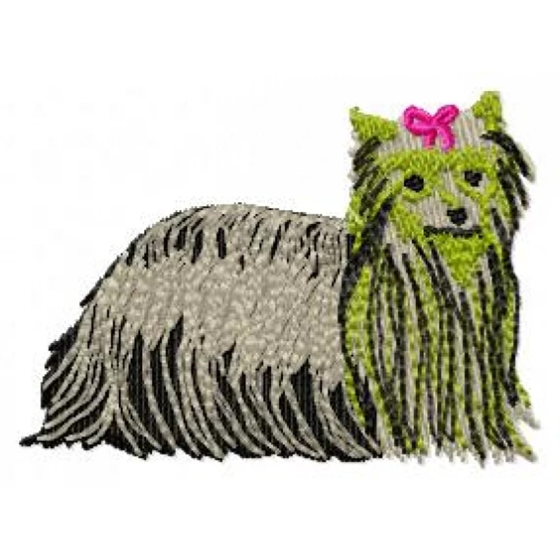 Female Dog embroidery design