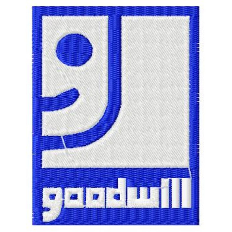 Goodwill embroidery design