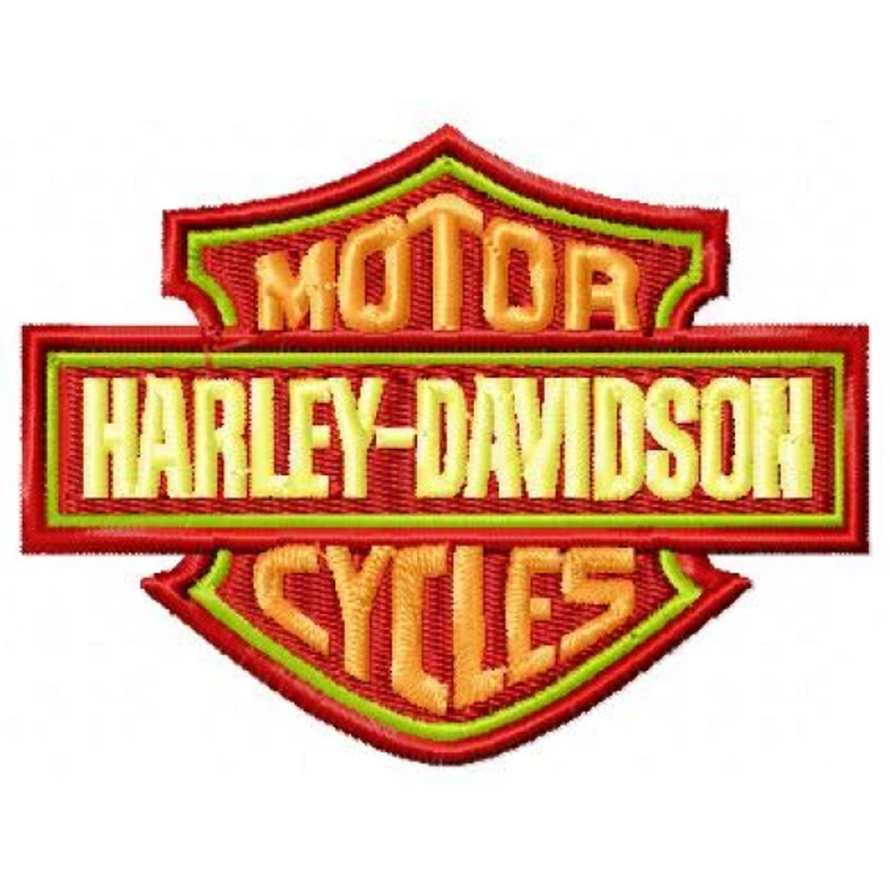 Harley davidson embroidery design
