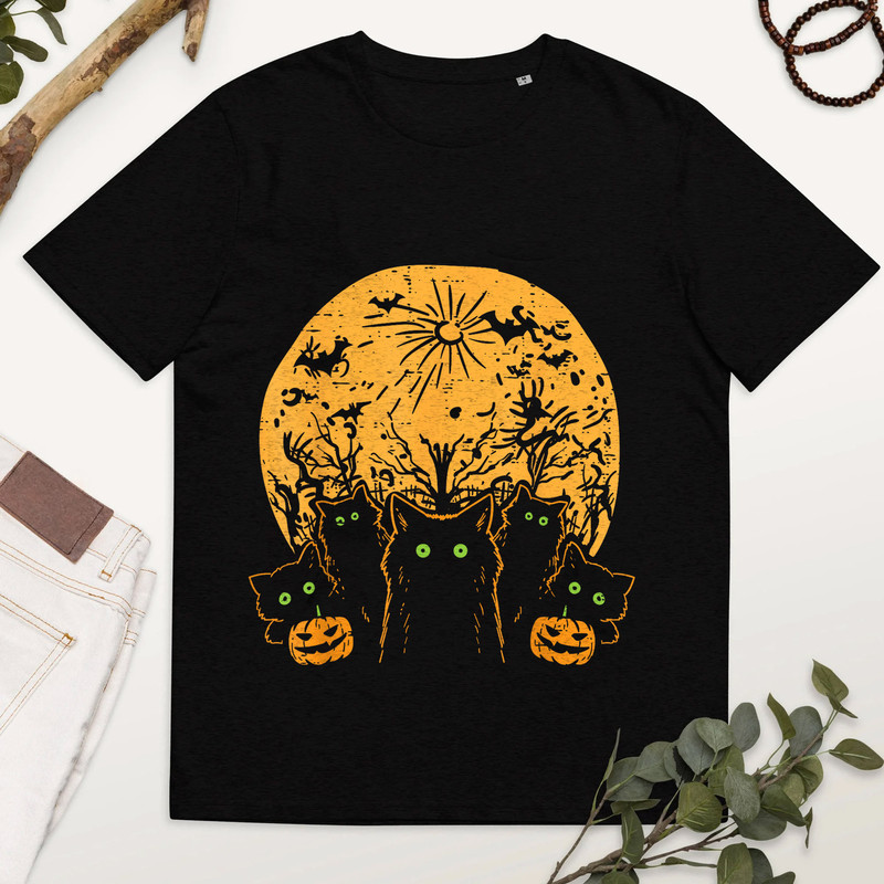 Black Cats Full Moon Halloween Animal Pet Men Women Kids, Black Cat Shirt, Halloween Black Cat Tee, Moon Halloween Shirt-12.jpg