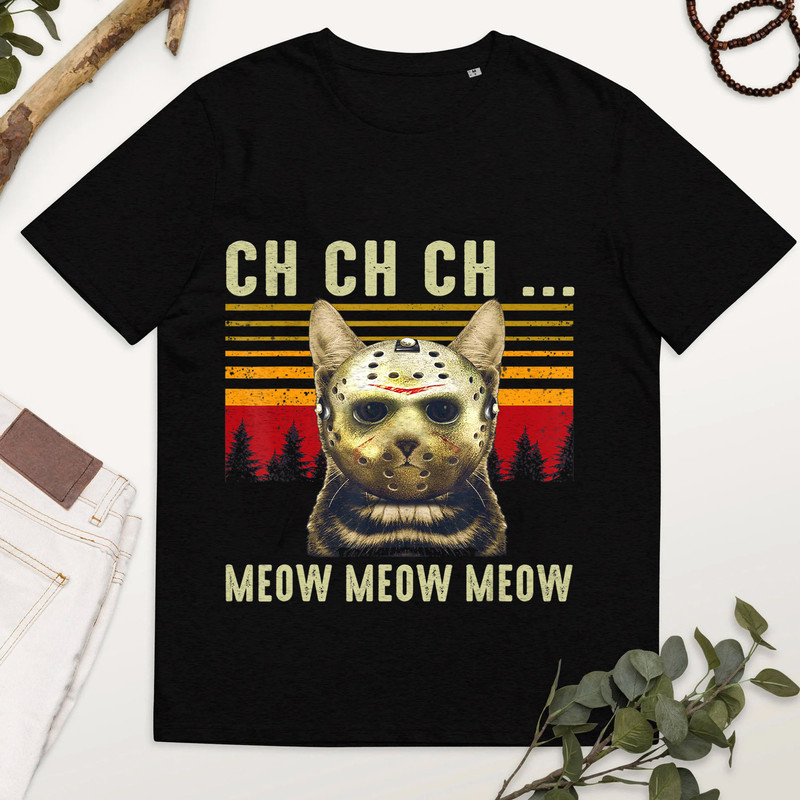 Meow Meow Scary Friday Costume Halloween Cat, Halloween Costume, Scary Cat Halloween Shirt, , Halloween Cat Shirt, Meow Meow Meow-8.jpg