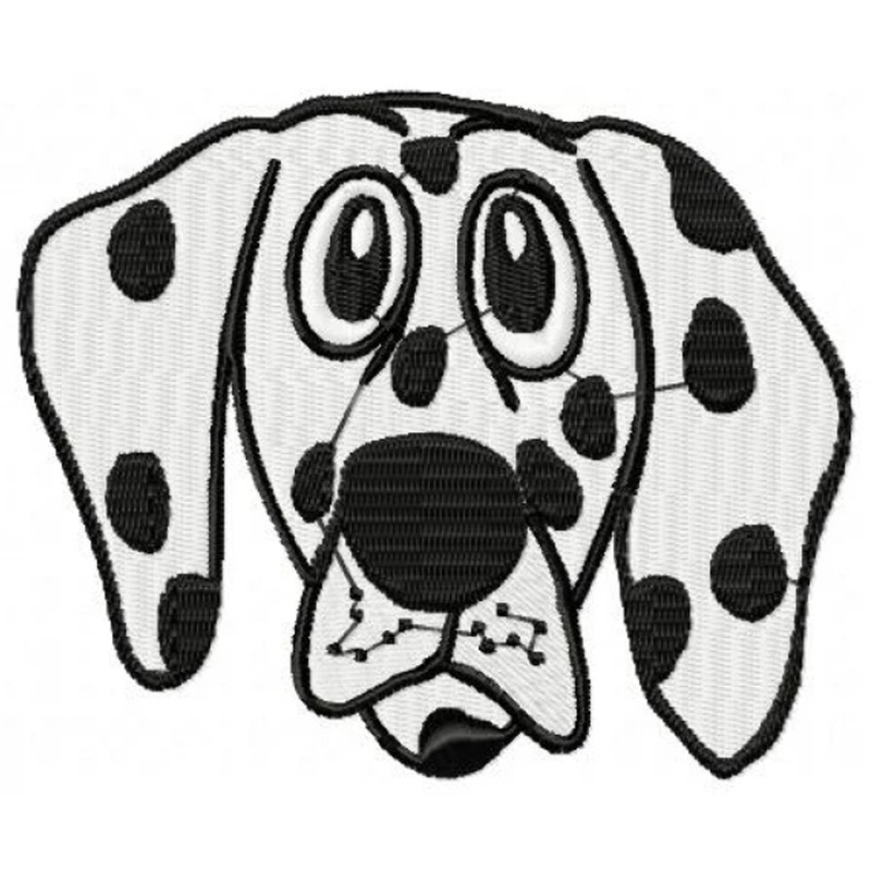 Dalmatian embroidery design