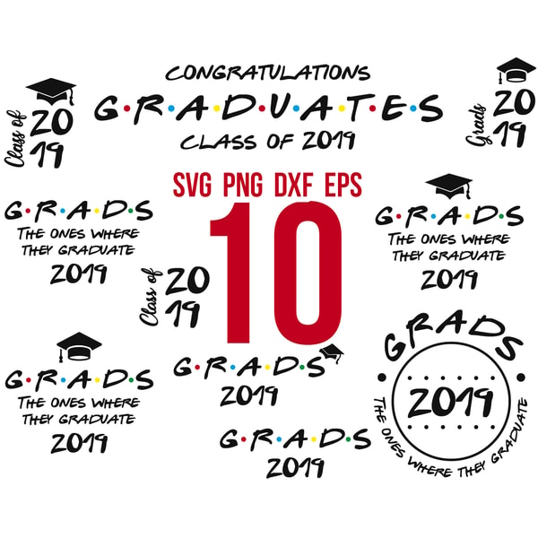 Graduation SVG Bundle, Graduation Silhouettes Svg, Graduatio - Inspire ...