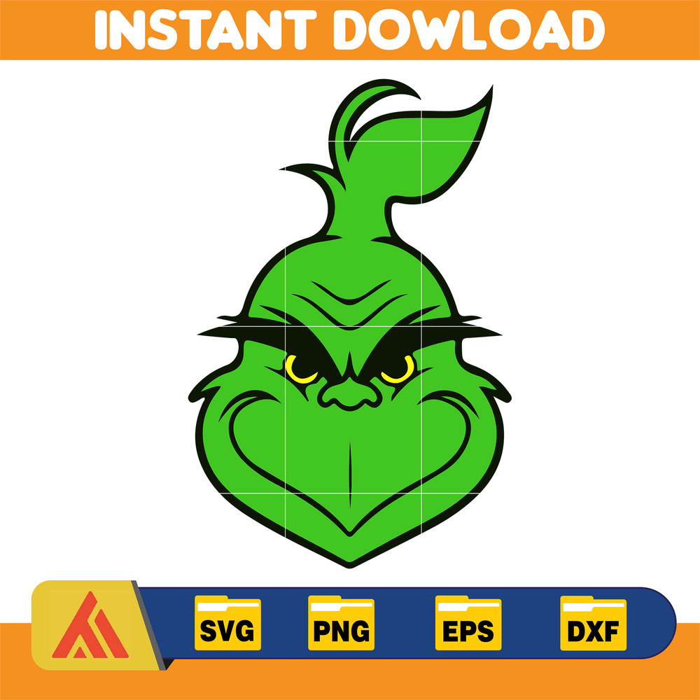 Grinch SVG, Grinch Christmas Svg, Grinch Face Svg, Grinch Hand Svg, Clipart Cricut Vector Cut File, Instant Download (354).jpg