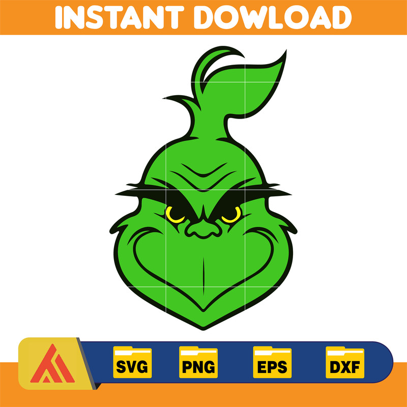 Grinch SVG, Grinch Christmas Svg, Grinch Face Svg, Grinch Hand Svg, Clipart Cricut Vector Cut File, Instant Download (354).jpg