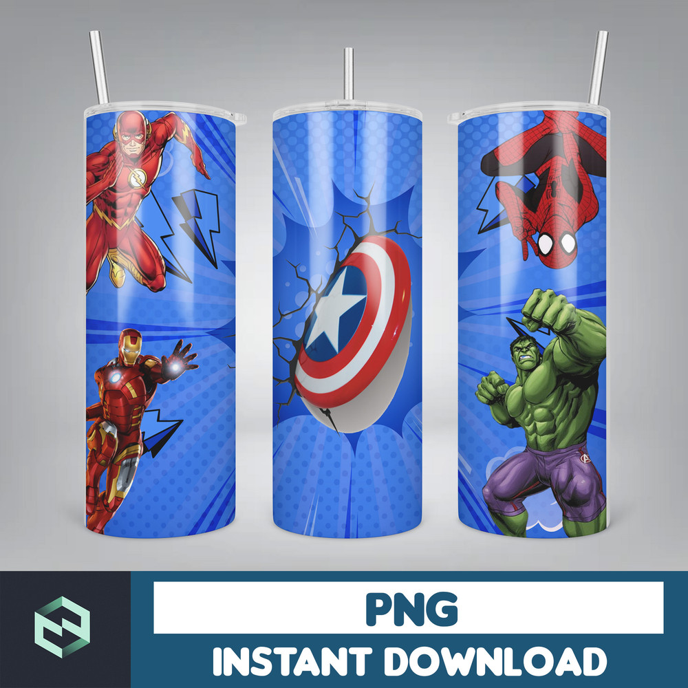 Marvels Tumbler Wrap, 20 oz Marvel Heroes Tumbler Skinny, Superheros Tumbler Wrap, Spiderman Tumbler, Avengers Tumbler (20).jpg