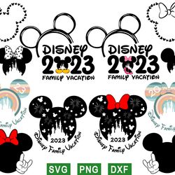 Mickey Family Trip Bundle Svg, Mouse Vacation Svg Png