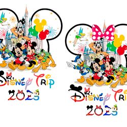 mickey mouse custom name family trip png, minnie trip png