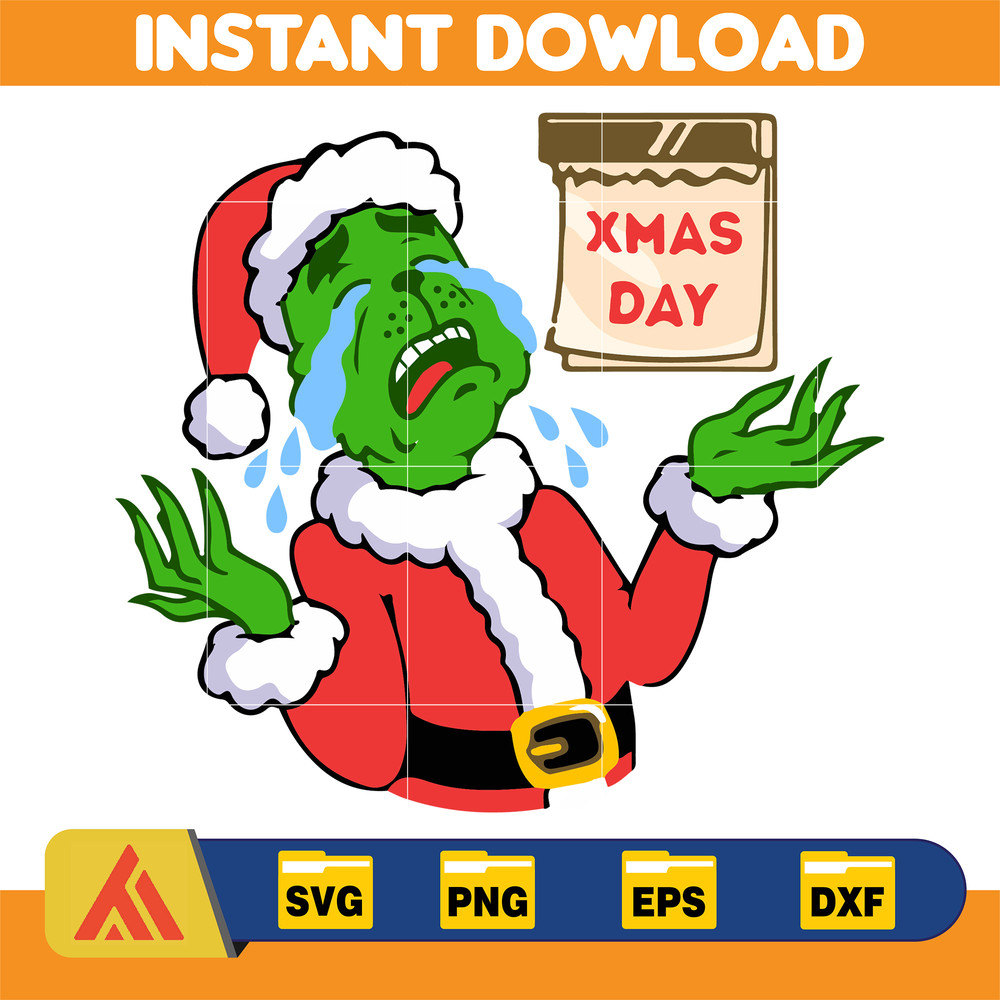 Grinch SVG, Grinch Christmas Svg, Grinch Face Svg, Grinch Hand Svg, Clipart Cricut Vector Cut File, Instant Download (421).jpg