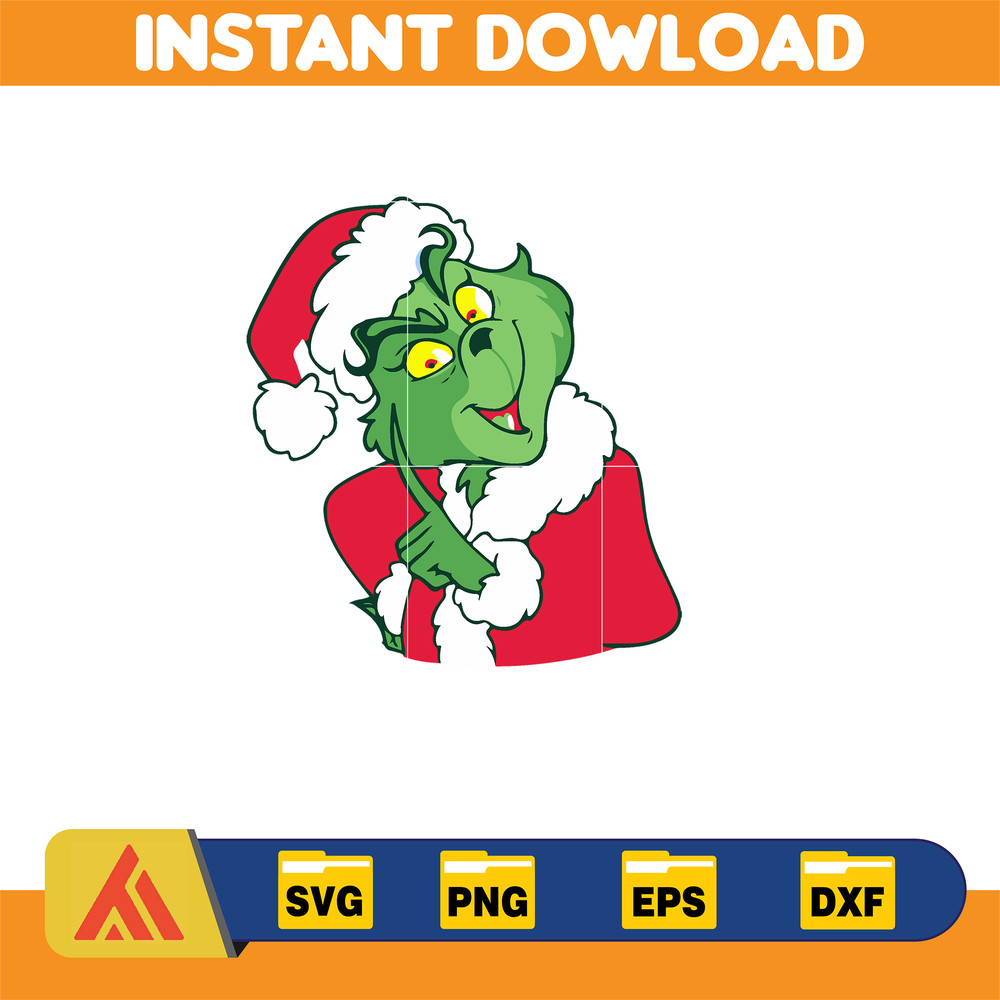 Grinch SVG, Grinch Christmas Svg, Grinch Face Svg, Grinch Hand Svg, Clipart Cricut Vector Cut File, Instant Download (431).jpg
