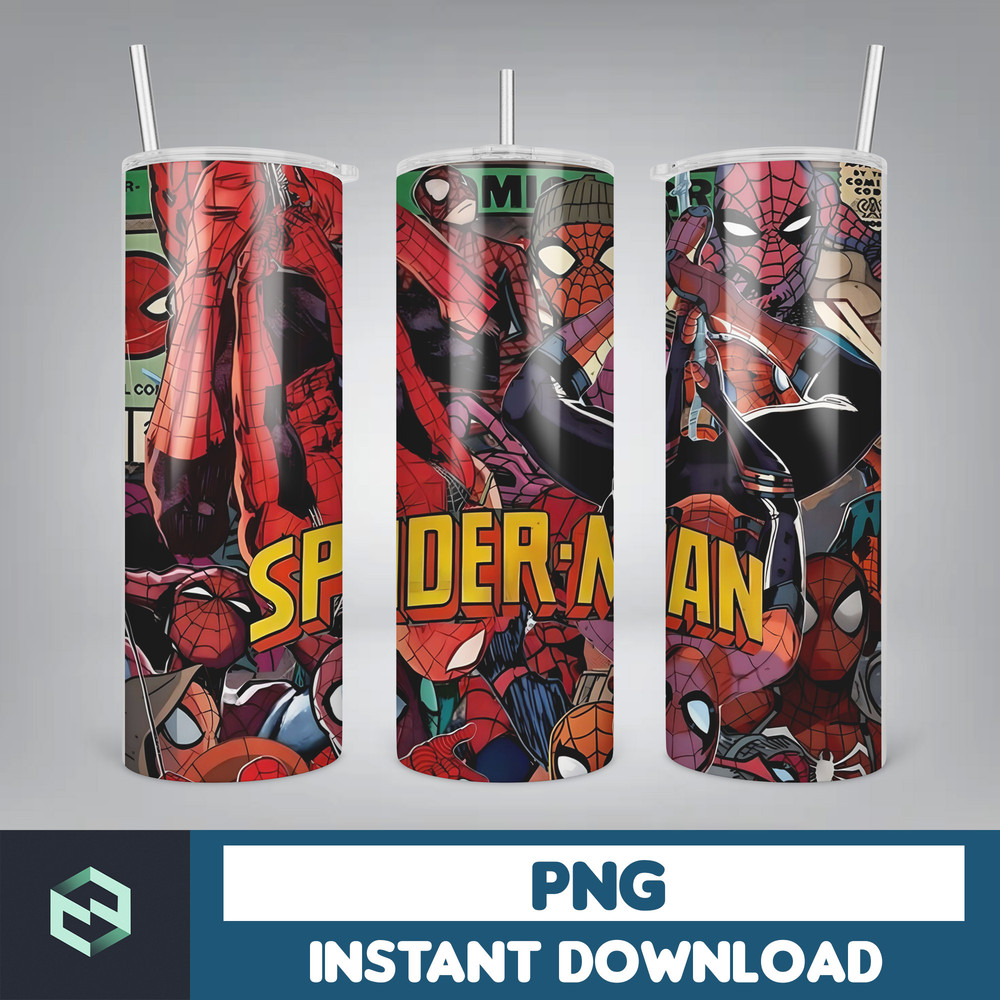 Marvels Tumbler Wrap, 20 oz Marvel Heroes Tumbler Skinny, Superheros Tumbler Wrap, Spiderman Tumbler, Avengers Tumbler (104).jpg