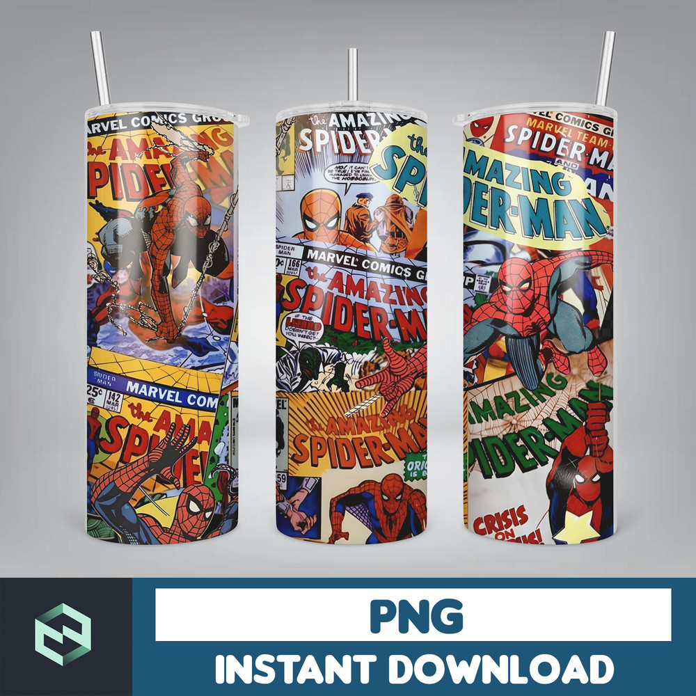 Marvels Tumbler Wrap, 20 oz Marvel Heroes Tumbler Skinny, Superheros Tumbler Wrap, Spiderman Tumbler, Avengers Tumbler (112).jpg