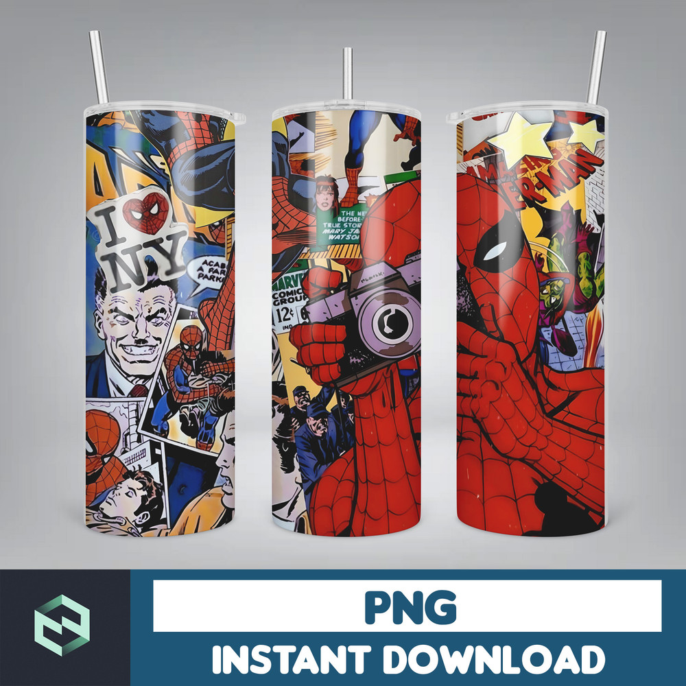 Marvels Tumbler Wrap, 20 oz Marvel Heroes Tumbler Skinny, Superheros Tumbler Wrap, Spiderman Tumbler, Avengers Tumbler (113).jpg