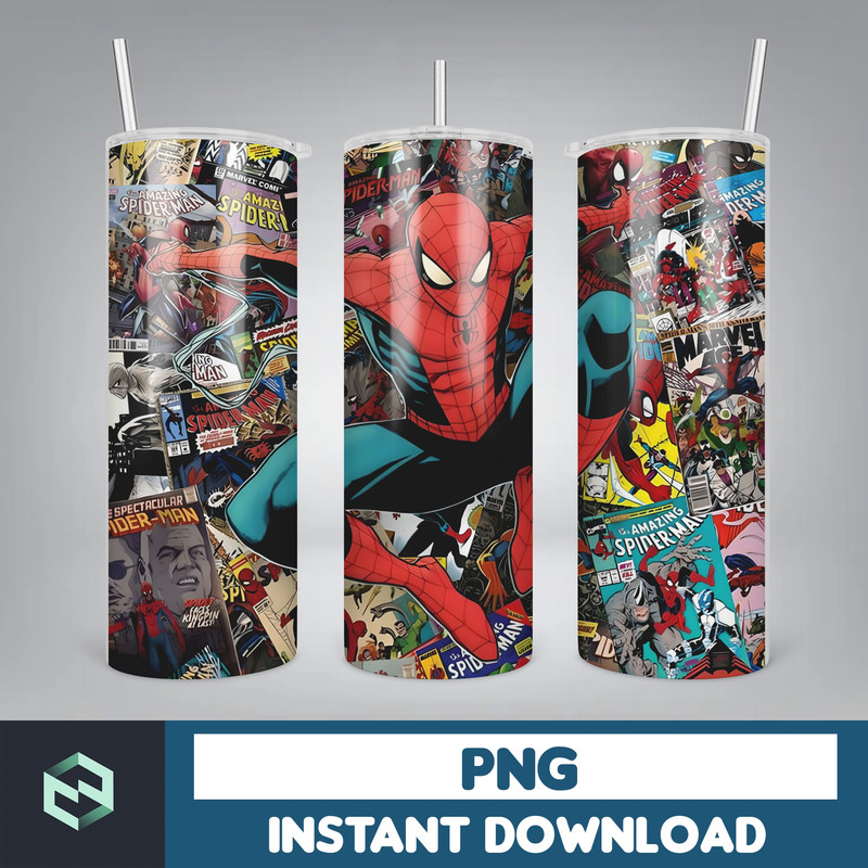 Marvels Tumbler Wrap, 20 oz Marvel Heroes Tumbler Skinny, Superheros Tumbler Wrap, Spiderman Tumbler, Avengers Tumbler (120).jpg