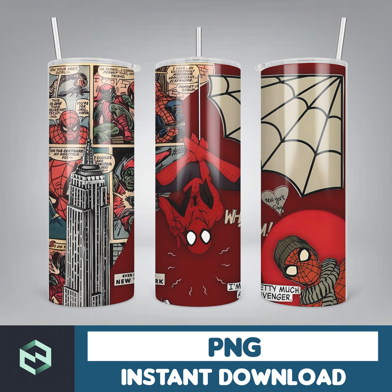 Marvels Tumbler Wrap, 20 oz Marvel Heroes Tumbler Skinny, Superheros Tumbler Wrap, Spiderman Tumbler, Avengers Tumbler (122).jpg