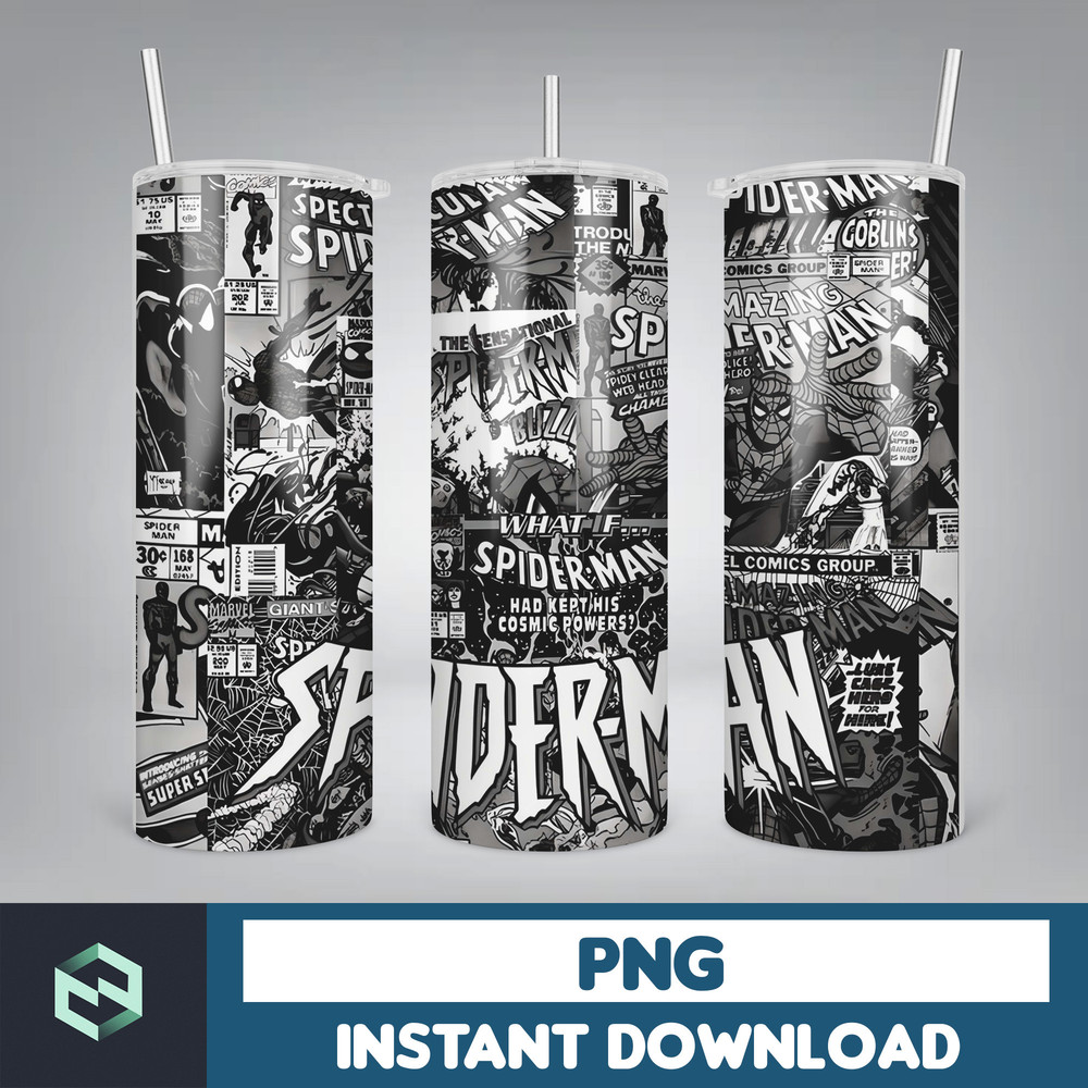 Marvels Tumbler Wrap, 20 oz Marvel Heroes Tumbler Skinny, Superheros Tumbler Wrap, Spiderman Tumbler, Avengers Tumbler (129).jpg