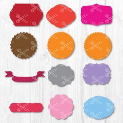 Banners Bundle Svg, Banners Svg, Banners Clipart, Banners Cricut Svg, Instant Download