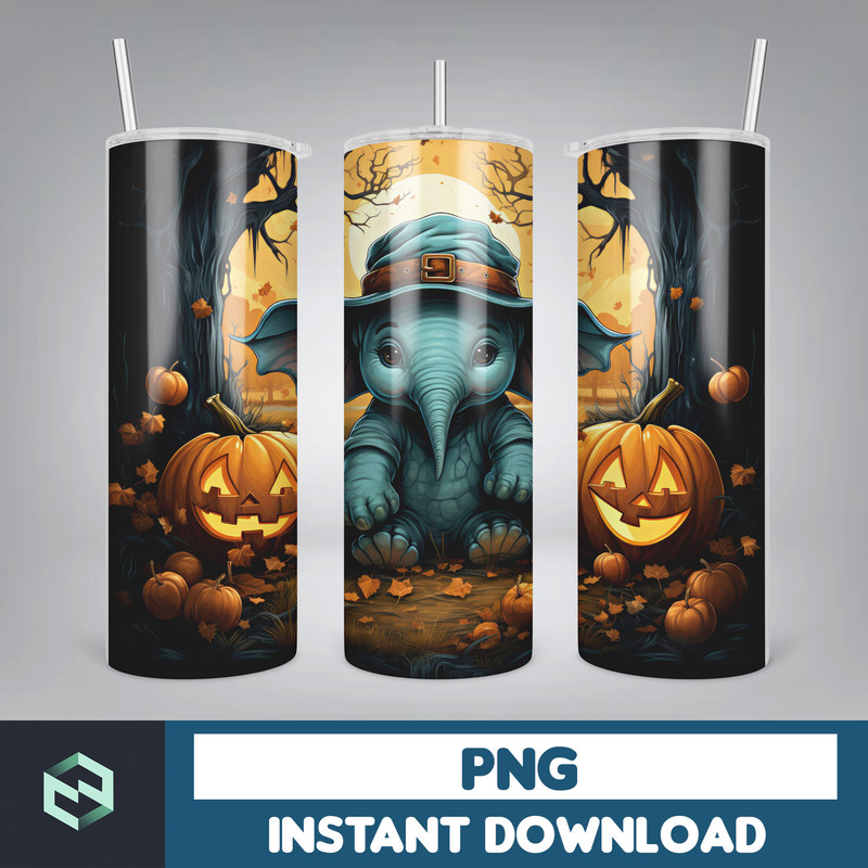 Halloween Tumbler Wrap, 20 oz Skinny Tumbler Sublimation Design, Straight Tumbler Wrap PNG, Spooky Fall PNG (12).jpg
