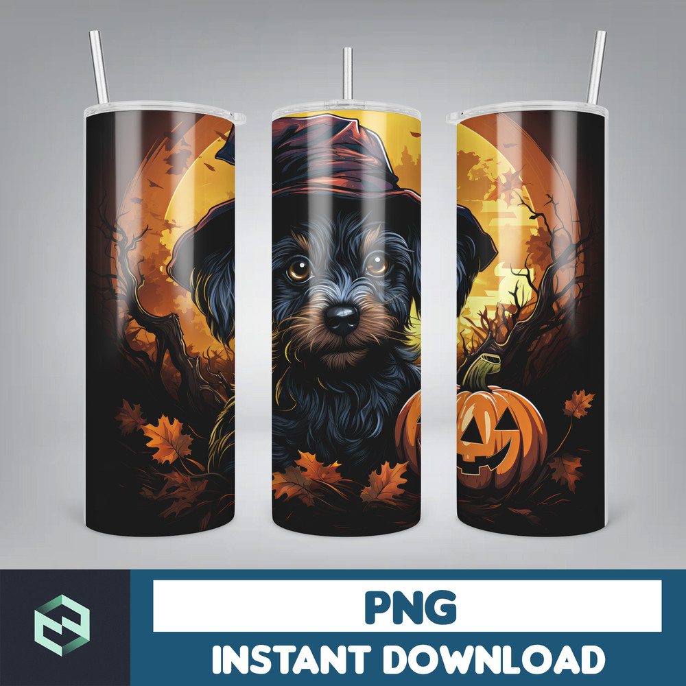 Halloween Tumbler Wrap, 20 oz Skinny Tumbler Sublimation Design, Straight Tumbler Wrap PNG, Spooky Fall PNG (13).jpg