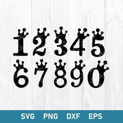 Birthday Numbers Svg, Cake topper Svg, Number Svg, Cake topper numbers Svg, Png Dxf Eps Fil