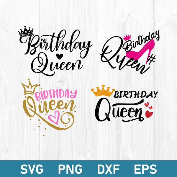 Birthday Queen Bundle Svg, Birthday Queen Svg, Birthday Queen Cricut Svg, Png Dxf Eps Digital File.jpeg