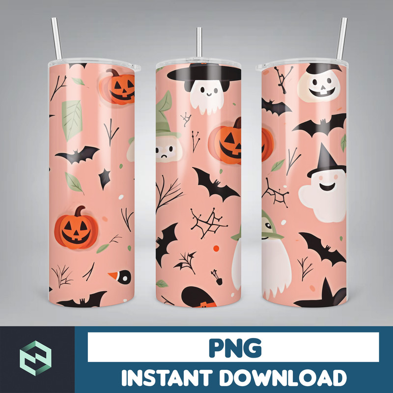 Halloween Tumbler Wrap, 20 oz Skinny Tumbler Sublimation Design, Straight Tumbler Wrap PNG, Spooky Fall PNG (26).jpg