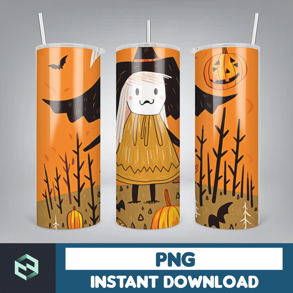 Halloween Tumbler Wrap, 20 oz Skinny Tumbler Sublimation Design, Straight Tumbler Wrap PNG, Spooky Fall PNG (28).jpg