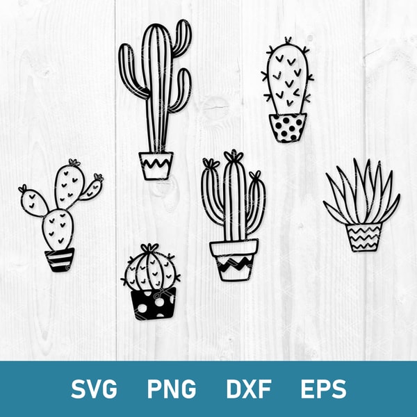 Dxf Sps File Bundle Cactus Svg, Cactus Svg, Succulent Svg, Png Dxf Eps Fi | Inspire ...