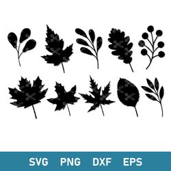 Bundle Fall Leaf Svg, Fall Leaf Svg, Fall Leaves Svg, Fall Svg, Png Dxf Eps file