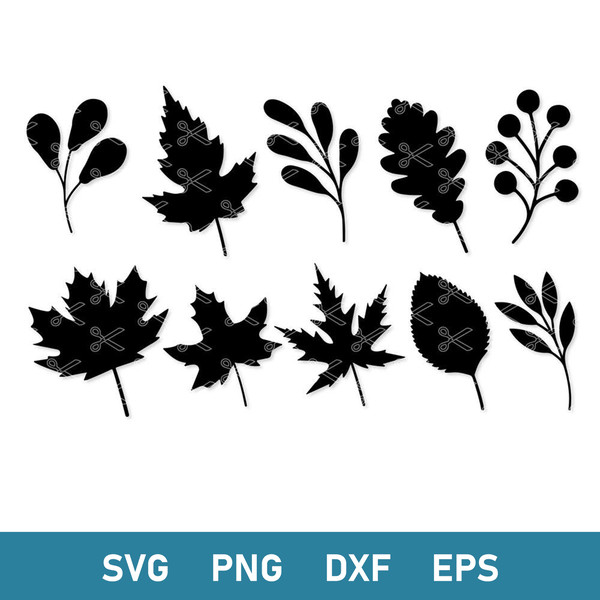 Bundle Fall Leaf Svg, Fall Leaf Svg, Fall Leaves Svg, Fall Svg, Png Dxf Eps file.jpg