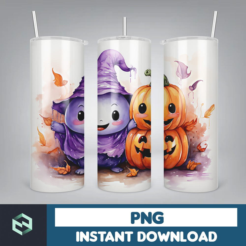 Halloween Tumbler Wrap, 20 oz Skinny Tumbler Sublimation Design, Straight Tumbler Wrap PNG, Spooky Fall PNG (103).jpg