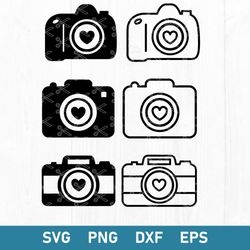 Camera Bundle Svg, Camera Svg, Camera Vector, Camera Clipart, Instant Download