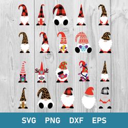 Christmas Gnome Bundle Svg, Christmas Gnome Svg, Gnome Svg, Christmas Svg, Png Dxf Eps Digital File