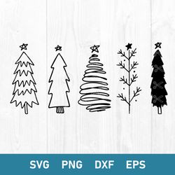 Christmas Tree Bundle Svg, Christmas Tree Svg, Tree Svg, Christmas Svg, Png Dxf Eps file